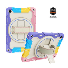 適用聯想m9防摔平板保護套硅膠三防帶支架m10plus 3rd平板保護殼