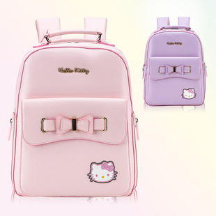 Школьный рюкзак Hello Kitty для начальной школы, легкий Водонепроницаемый рюкзак 6-7-8 лет, класс защиты хребтов 1-3, большой вместимости 2