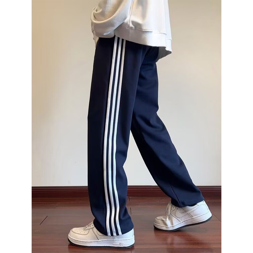 Chaqueta de primavera y otoño, ropa deportiva, ropa de grupo, suéteres para hombres y mujeres, tres barras, ropa de trabajo para estudiantes que corren, envío de moda, comercio exterior al por mayor