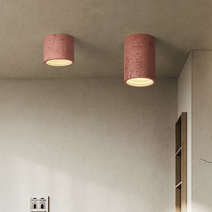 Quiet wind open downlight led living room without main light bedroom corridor porch Japanese retro ceiling spotlight