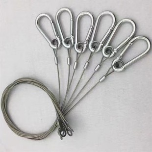 Factory Direct Sales 304 Stainless Steel Galvanized Wire Rope Terminal Corrosion Resistance High Toughness Industrial Outdoor Use
