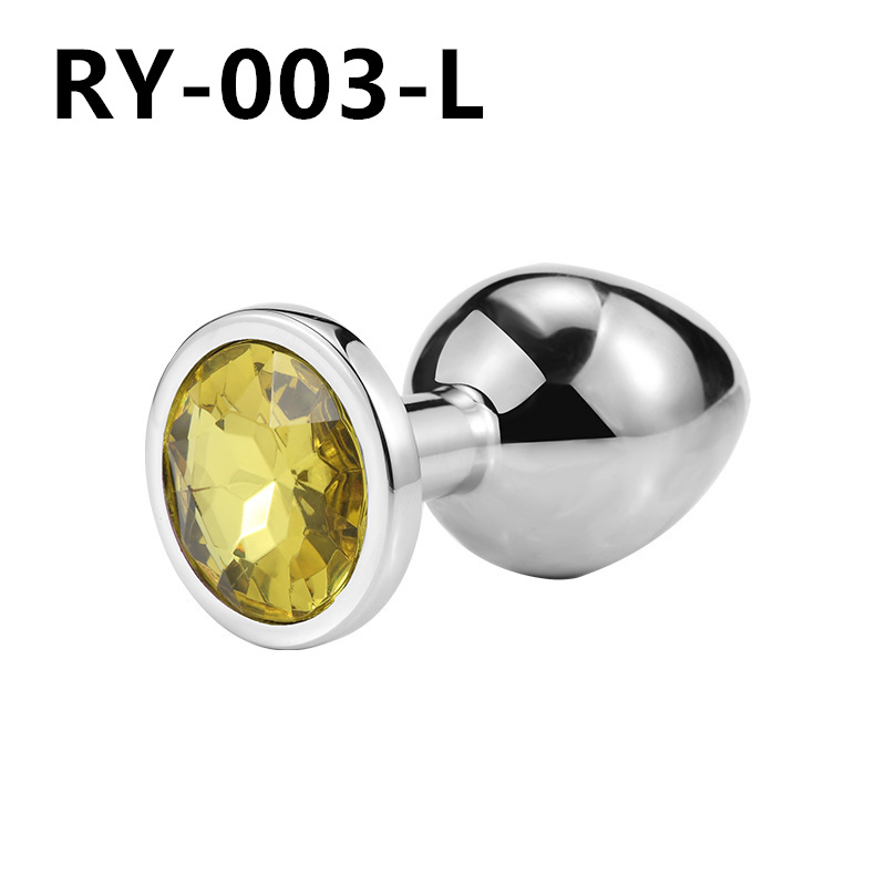 Volver corte metal anal plug adulto hombres y mujeres SM compartir masturbación clímax sexy anal plug adulto suministros pequeño mediano grande