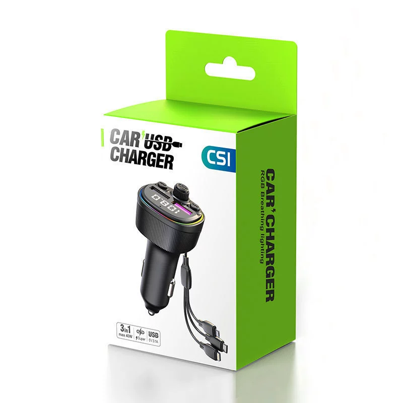 CS1 автомобильный MP3-плеер Bluetooth - свободный вызов, USB-диск, заполнитель прикуривателя, FM-частота, регулятор частоты передатчик