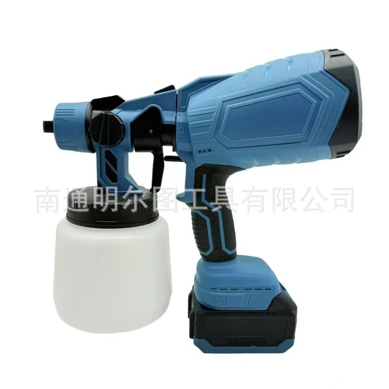 卸売クロスボーダーハンドヘルドリチウム電気スプレーガンワイヤレスリチウム電気スプレーツール家庭用リチウム電気スプレーガンポット|undefined