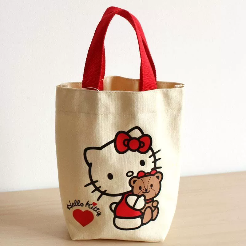 Hello kitty, Hello Kitty, handheld small bag, food bag