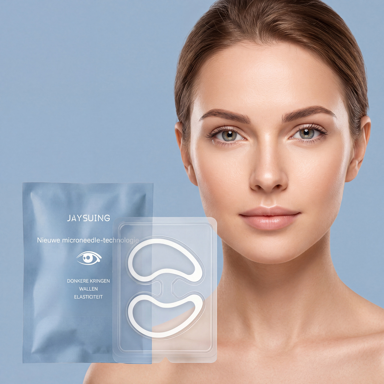 Jaysuing Collagen Eye Mask Moisturizing and Hydrating, Cares for the Skin Around the Eyes, Making It Smooth, Shiny, and Delicate