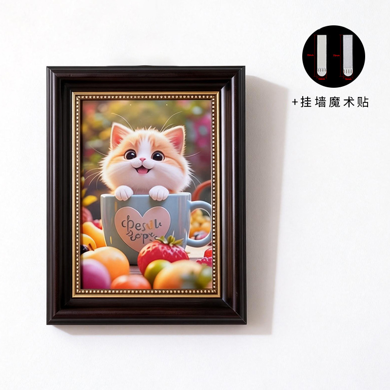 Creativo marco de fotos vintage estadounidense 6 pulgadas 7 pulgadas 8 pulgadas 10 pulgadas marco de fotos de boda cuelga marco de pared marco vacío enmarcado