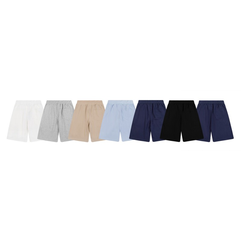 American-Style Trendy Brand Shorts, New Model 26, Iconic Large Horse Embroidery, Ribbed Drawstring Waistband, Pure Cotton Casual Sports Shorts