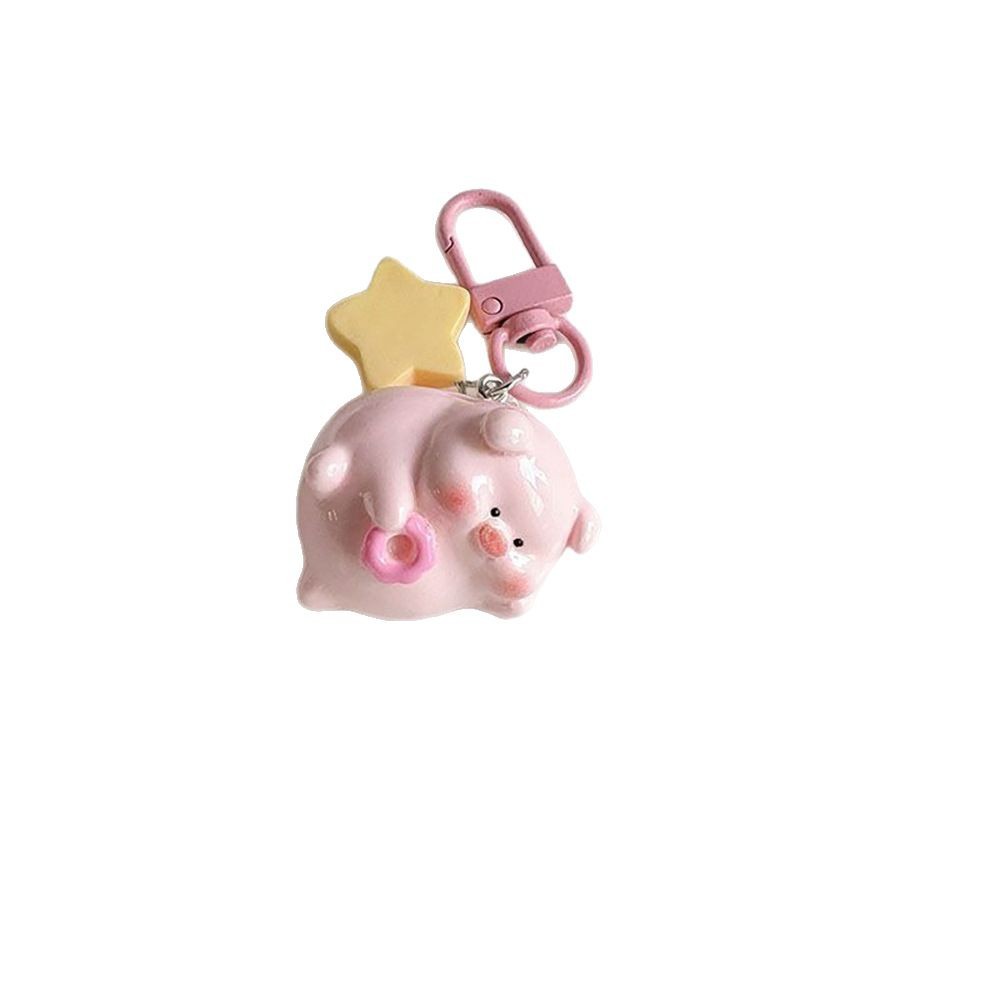 Three dimensional keychain, backpack, cartoon pendant, Birthday gift