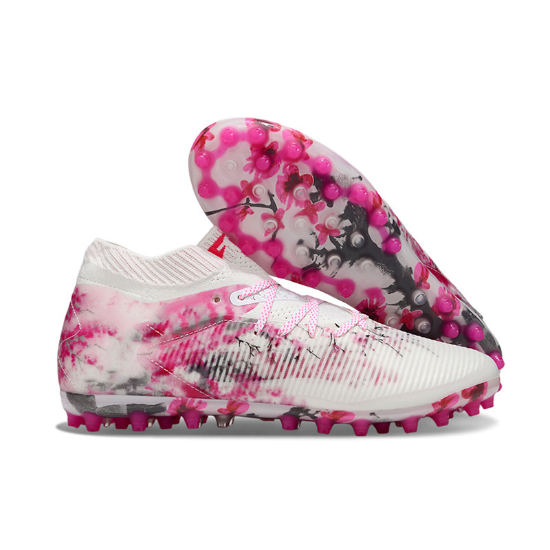 Fábrica de Putian al por mayor zapatos de fútbol deportivos transfronterizos futuros 8 generaciones de alta esencia de punto completo serie MG clavos para hombres
