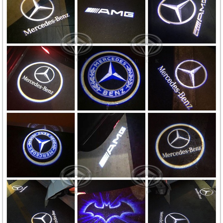 Aplicable a Mercedes-Benz Clase S W222 lámpara de bienvenida S320S350S400S500S600 Maybach S-Class puerta de la lámpara de proyección