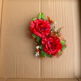 婚礼胸花;其他婚庆用品;仿真花