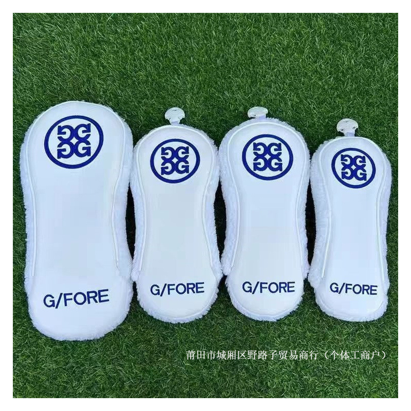 G4 ใหม่ ปลอกหุ้มหัวไม้กอล์ฟ ปลอกป้องกันหัวไม้ไดรเวอร์ ปลอกหุ้มหัวไม้ ปลอกหุ้มพัตเตอร์ ปลอกหุ้มเหล็ก หลากสีขาว
