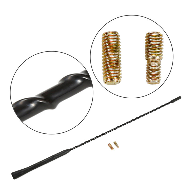 Car universal roof radio antenna 9-11-16 inch AM / FM modified antenna pole with 2 screws