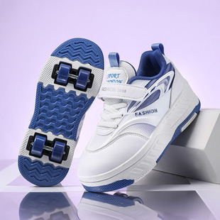 2015 Four-Wheel Roller Shoes for Girls, Skate Shoes with Wheels, Youth Sports Shoes, Cross-Border Hot-Selling Model