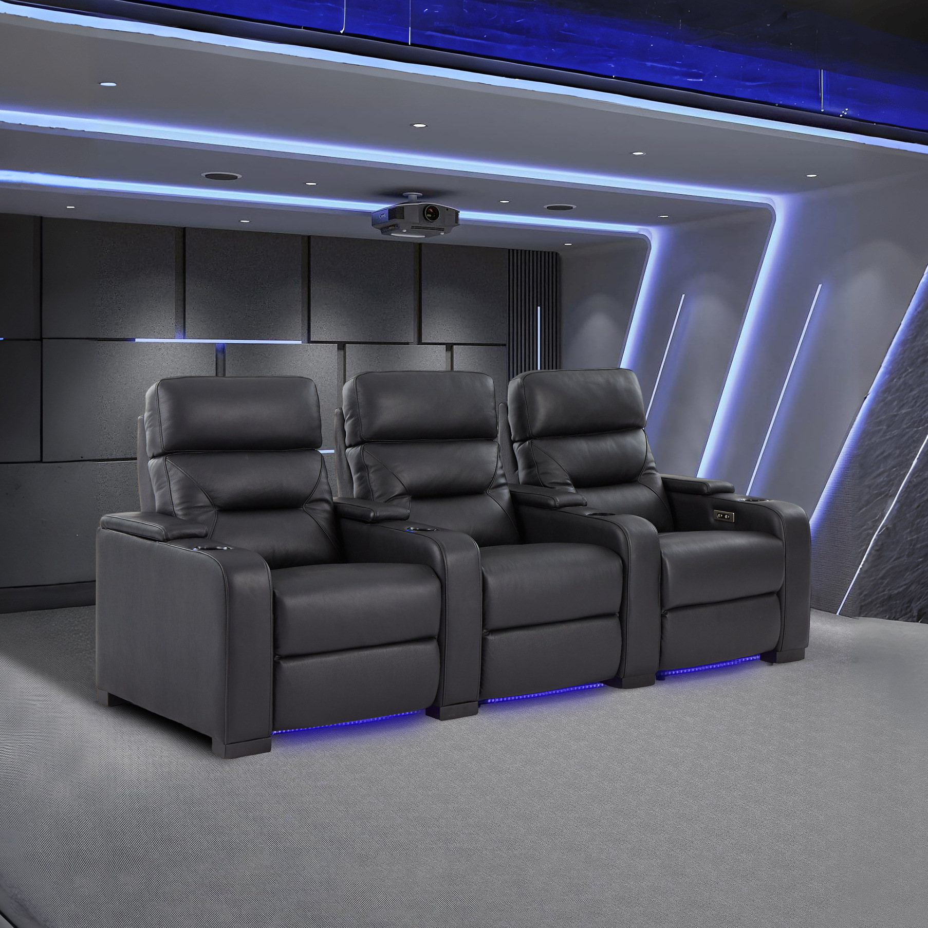 Home theater sofa first class space capsule electric sofa cinema video room villa vip functional sofa