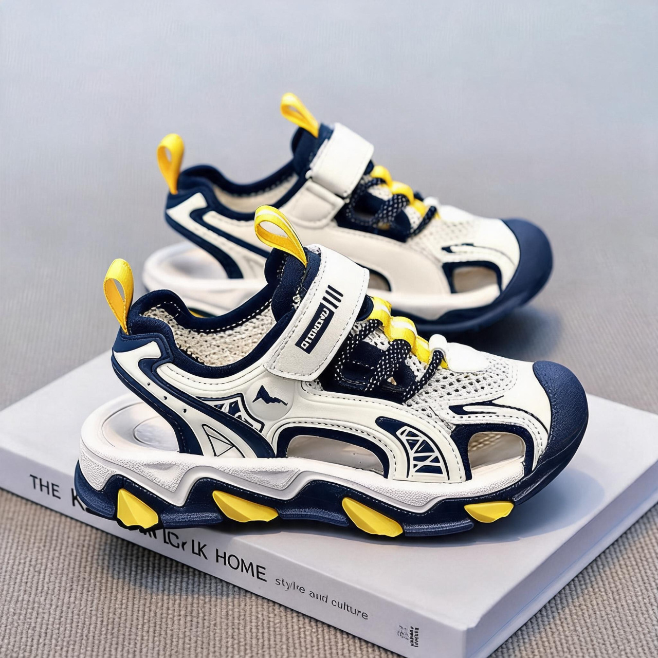 Sandalias para niños Baotou 2026 verano nuevo estilo de moda infantil zapatos casuales de malla transpirables zapatos de playa zapatillas image 8