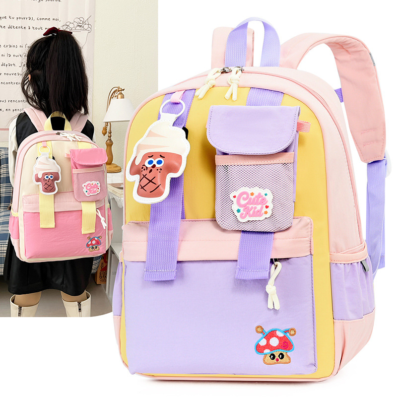 Cartoon Kindergarten mochila de clase grande mochila transpirable para niños y niñas mochila