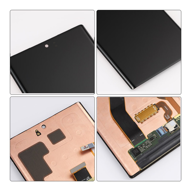 Conjunto de pantalla curvada para teléfono móvil con marco Note20Ultra S20PLUS S20 S21 S22 S23Ultra