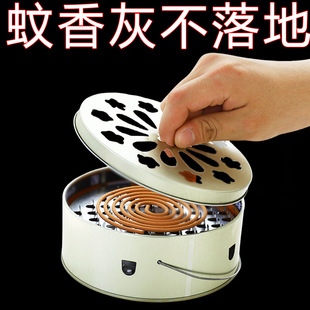 Upgraded Double-layer Mesh Mosquito Incense Box Elevated Portable Fireproof Mosquito Incense Rack with Lid Portable Serrated Mosquito Incense Tray