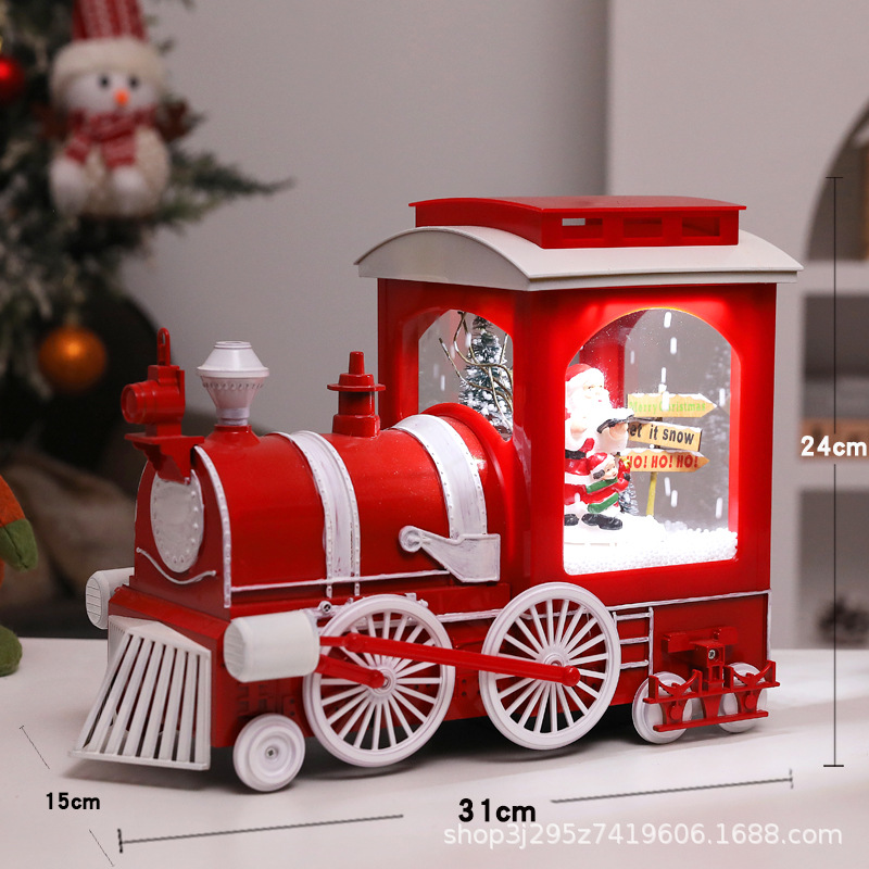 クロスボーダーヨーロッパとアメリカのクリスマス音楽雪の光雪街路灯クリスマスギフトギフトショッピングモールの窓リビングルームの装飾品