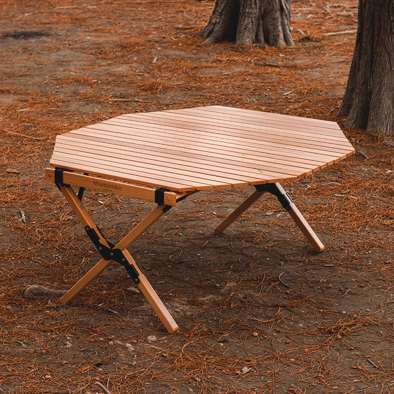 Outdoor Camping Foldable Octagonal Table Portable