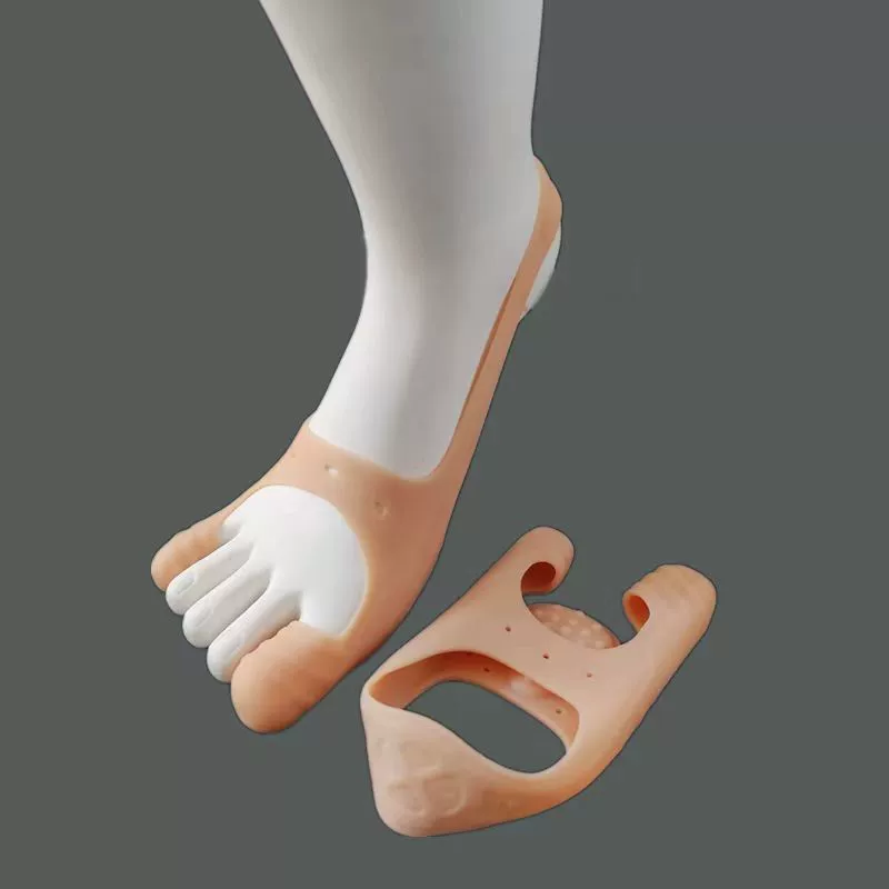 Silicone massager, elastic toes splitters, half insoles
