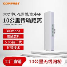 COMFAST CF-E312A户外10公里无线网桥5.8G室外CPE无线AP基地WiFi