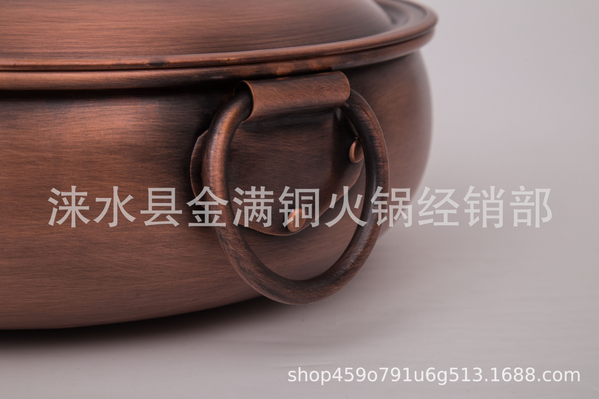 特厚铜火锅电磁炉燃气通用鸳鸯紫铜火锅老式北京涮羊肉酸菜火锅盆-阿里巴巴