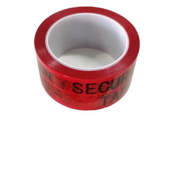 撕开留void胶带红色voidopen防伪胶带序列号安全胶带现货