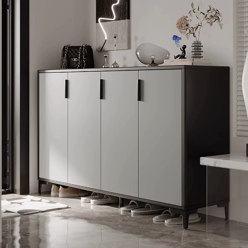 Обувной шкаф для домашнего использования новый 2024 взрывной внутренний шкаф из цельного дерева