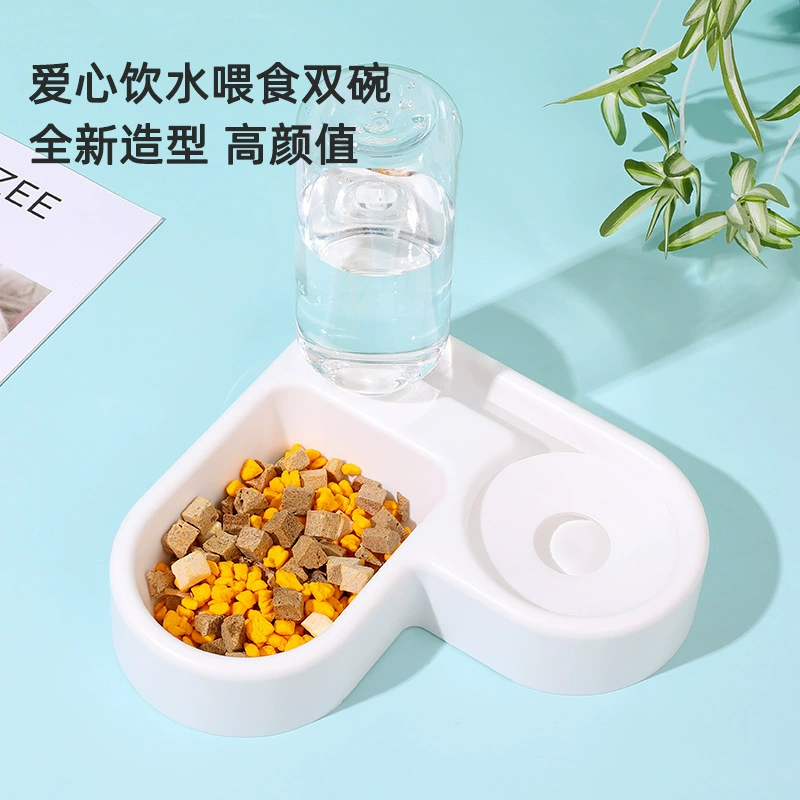 Многофункциональная миска для бутылки с водой для домашних животных с углом бутылки с водой Автоматический дозатор воды настенный уголок Pet Bowl