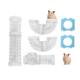 Hamster Toy Transparent Tunnel Climbing Barrel Wire Cage Acrylic Squirrel Cage Fittings Pipe Wholesale