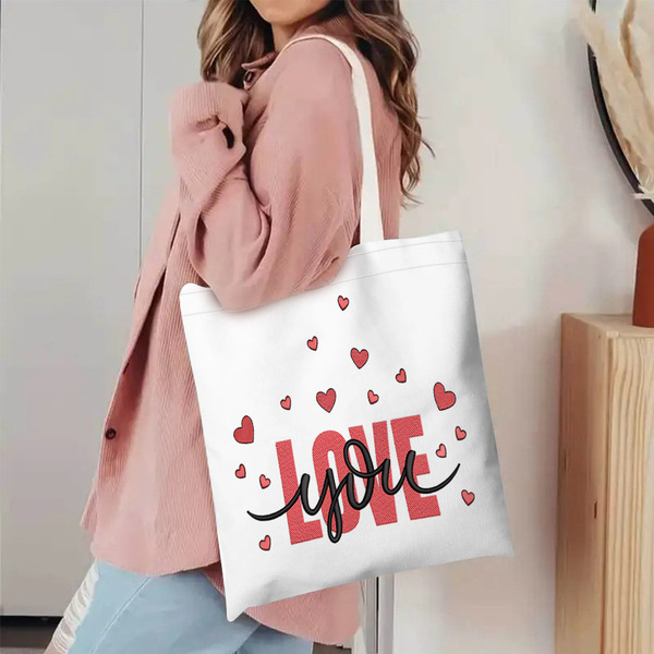 white linen bag