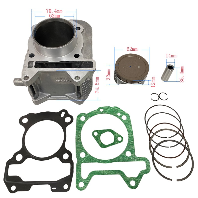 Motorcycle parts cylinder suitable for Piaggio Vespa125 BYQ125 LXV150 Liberty125