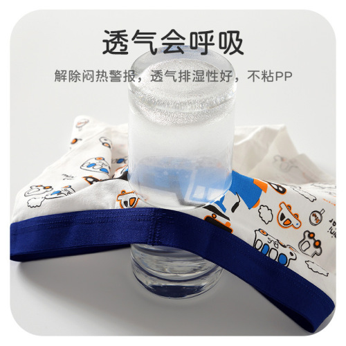 Children's underwear baby baby cotton boxer briefs antibacterial breathable boy shorts medium and large children's boxer briefs wholesale