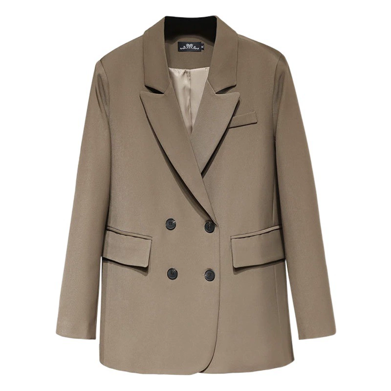 Пухлая Девушка Плюс Размер Профессиональный костюм женский костюм пальто черный комбинезон Студенты колледжа интервью вечернее платье 200 кг 0722