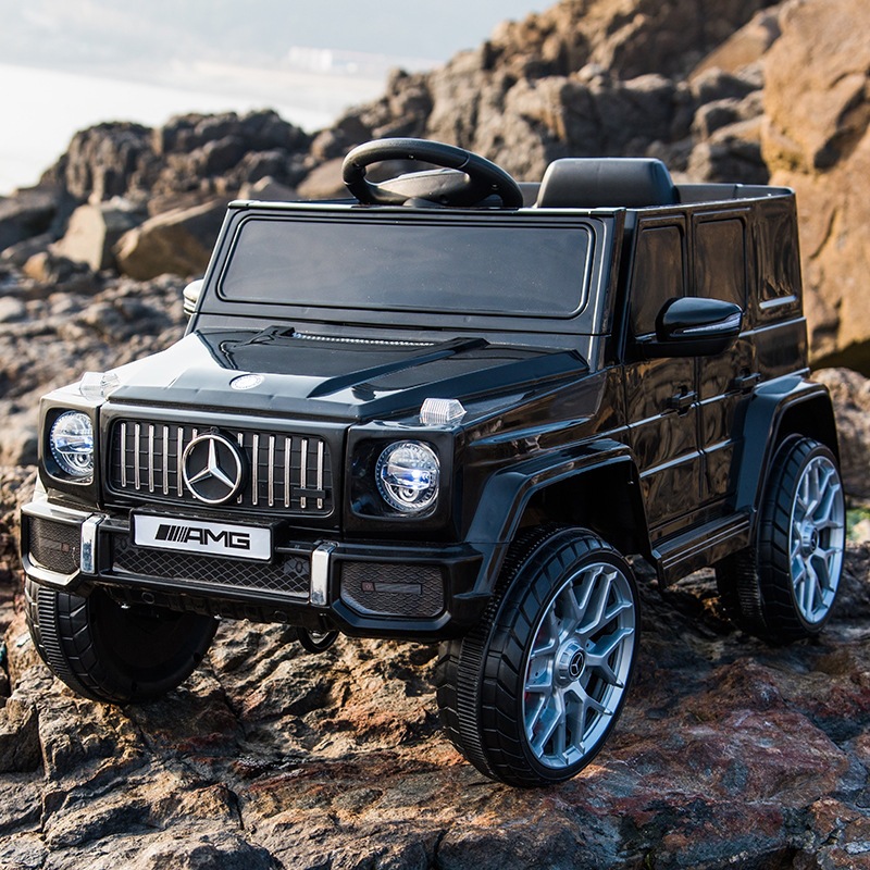 Vehículo eléctrico para niños Mercedes-Benz Big G, vehículo de control remoto, vehículo todoterreno de cuatro ruedas, cochecito de oscilación de cuatro ruedas para niños