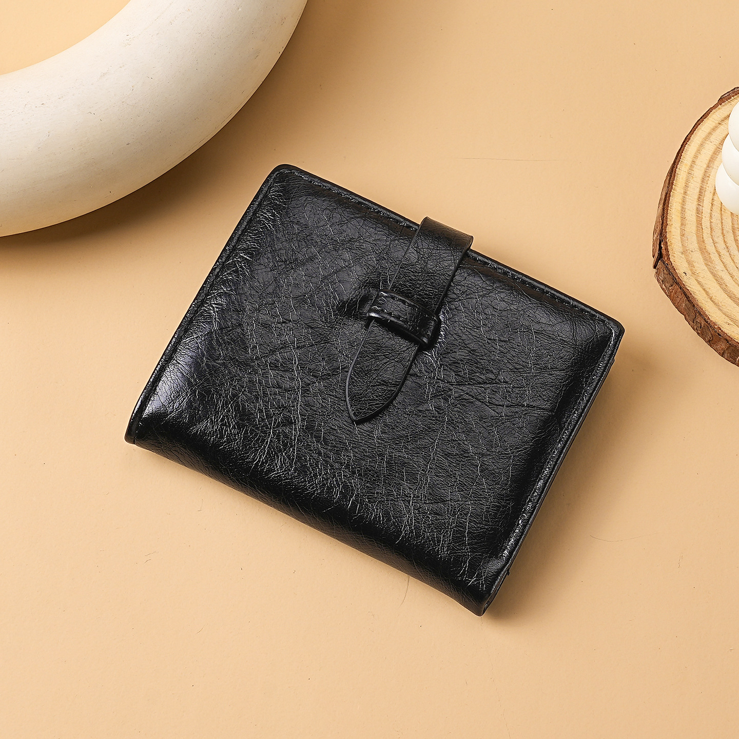 Comercio exterior transfronterizo al por mayor 2025 nueva ciudad simple de color sólido moda PU bolso de cambio bolso de damas corto