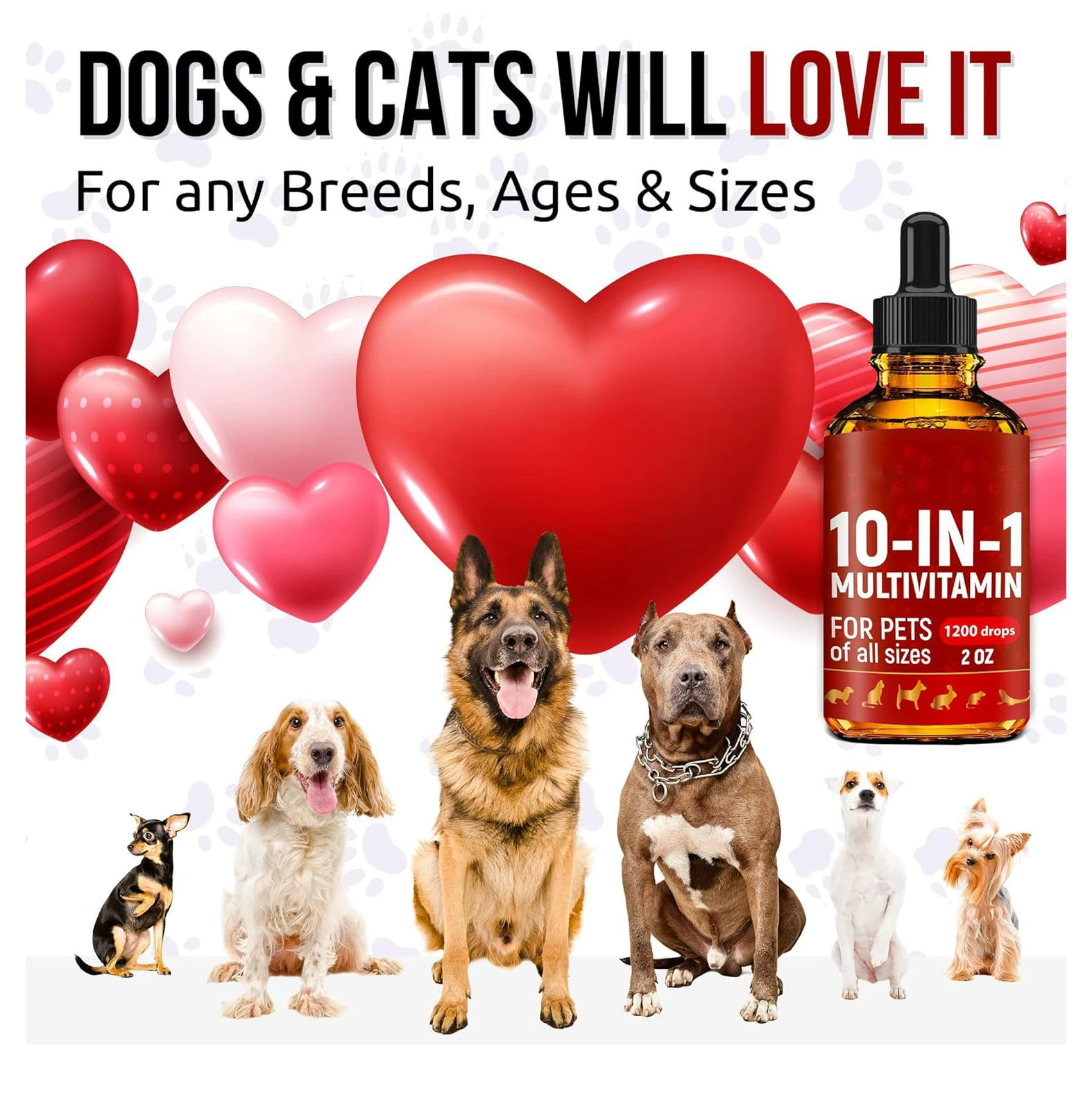 Dog Vitamin Health DropsTK горячая модель для экспорта
