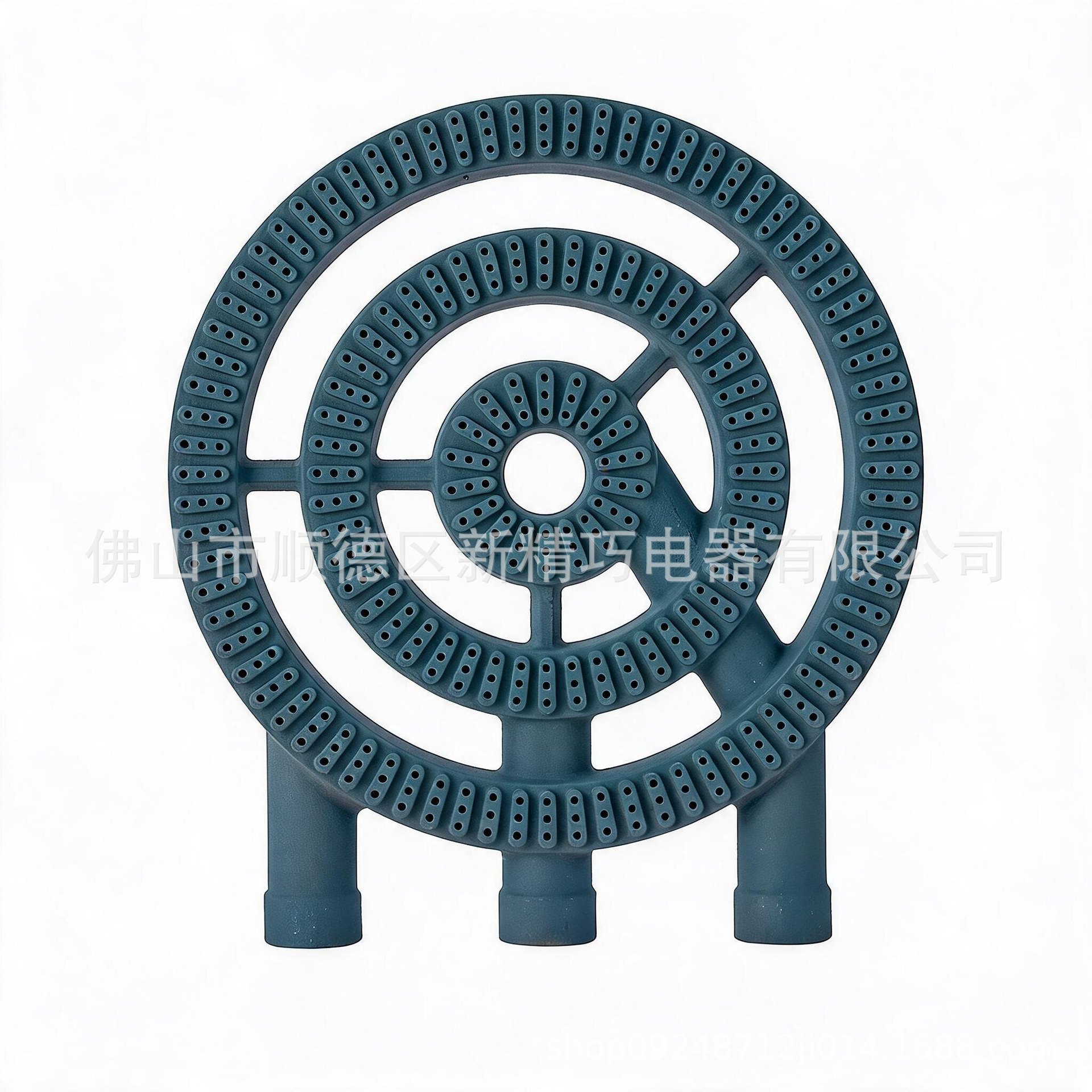 Exportación comercial transfronteriza hierro fundido fuego rápido doble tubo horno ligero dos anillos arena verde accesorios de horno de hierro fundido núcleo integrado image 6