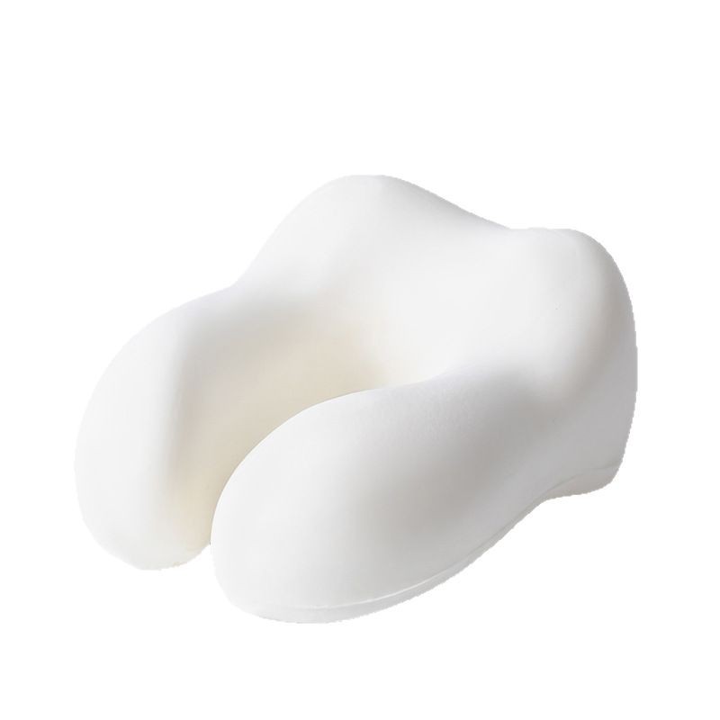 New Model Of Refreshing Simple Solid Color Memory Foam Slow Rebound Nap Neck Support Travel Airplane U-shaped Pillow,_voghion.com