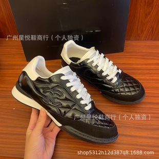 Kwun 24 A Lingge Leather Noodles German Training Shoes 2025 Early Spring Autumn Oilwax Leather Sneakers Round Head Sneakers Women's Shoes