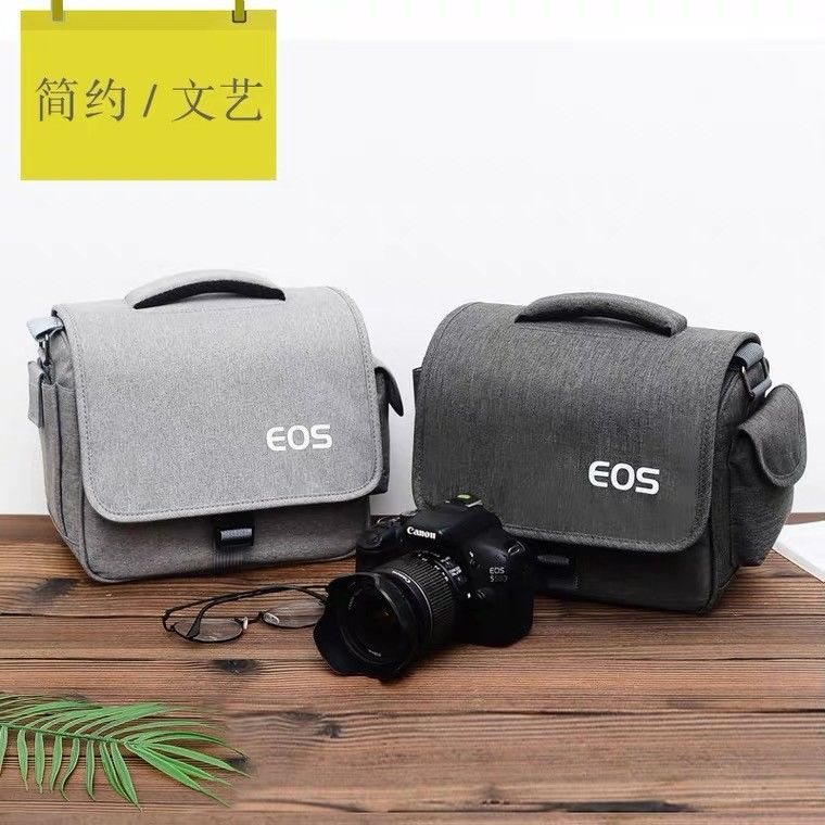 (2개) 캐논 카메라 가방 니콘  후지 어깨 크로스 바디 백팩 SLR 마이크로 단일 카메라 가방 귀여운 휴대용 남성과 여성