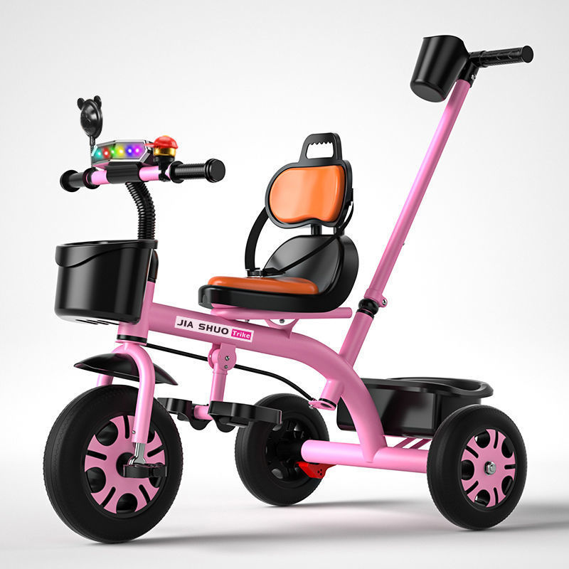 Triciclo para niños, carritos, bicicletas, bicicletas, bebés grandes, bicicletas de tres ruedas.