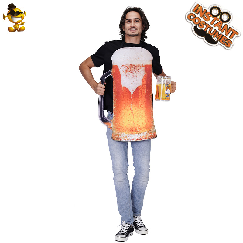 Carnaval traje divertido cerveza Festival ropa hombres y mujeres adultos mismo estilo cerveza etapa rendimiento traje