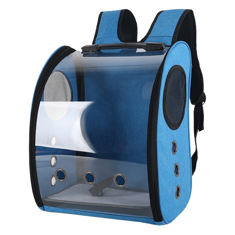 Mopet bolsa de gato transparente bolsa de salida portátil gato jaula mascota mochila gato mochila suministros para mascotas mochila