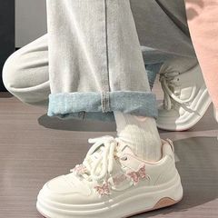 女童板鞋2025春秋新款儿童软底小白鞋中大童轻便运动鞋潮款跑步鞋