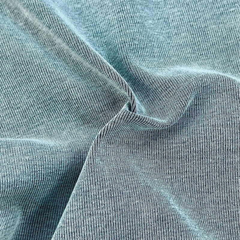 洗えるフェード生地バティックウォッシュ加工オールドフライドスノーフレークTシャツジャージー生地クロスボーダーヨーロッパとアメリカのレトロなニット生地|undefined
