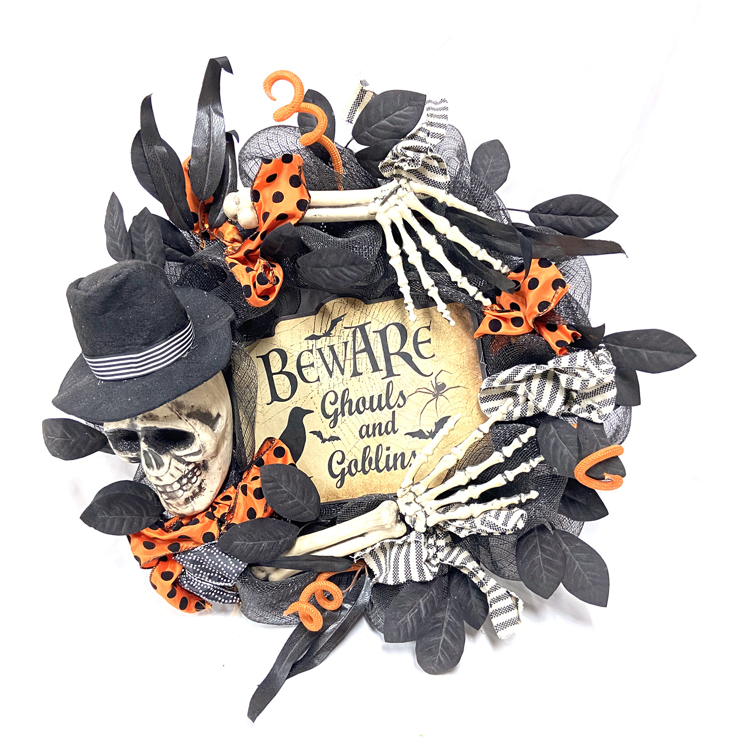 Amazon Hot Halloween Anillo de adornamiento Cosecha de otoño Día de Pascua Ghost House Spider Man